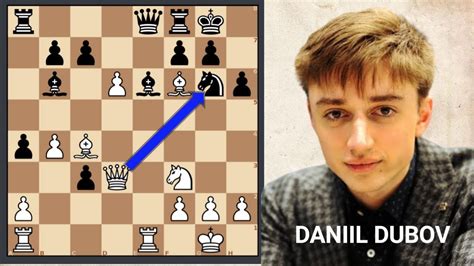 Young Russian Chess Star Daniil Dubov Plays Like Tal Youtube
