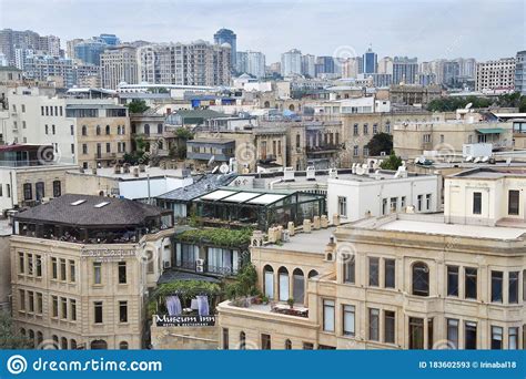 Baku Azerbaijan September 10 2019 View Of Baku City From The