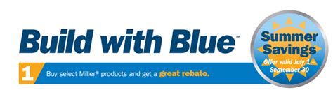 Build With Blue Rebate Form