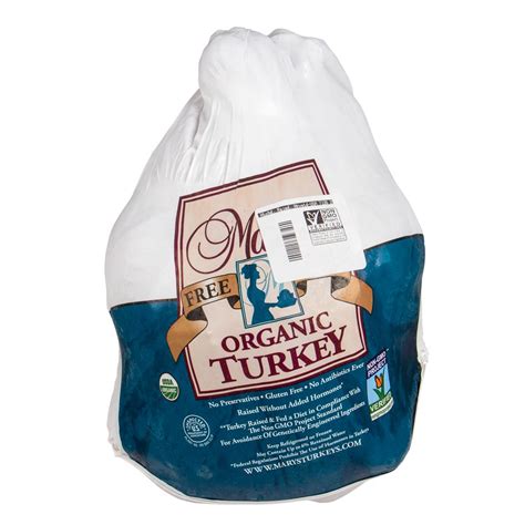 Marys Turkey Whole Organic Frozen Random Weight Azure Standard