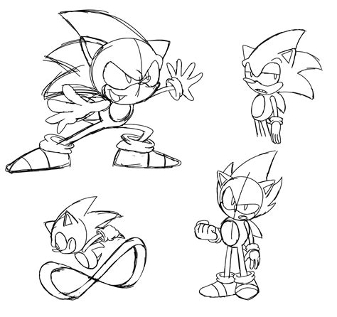 Sonic Sketches By Hopkinshat On Newgrounds