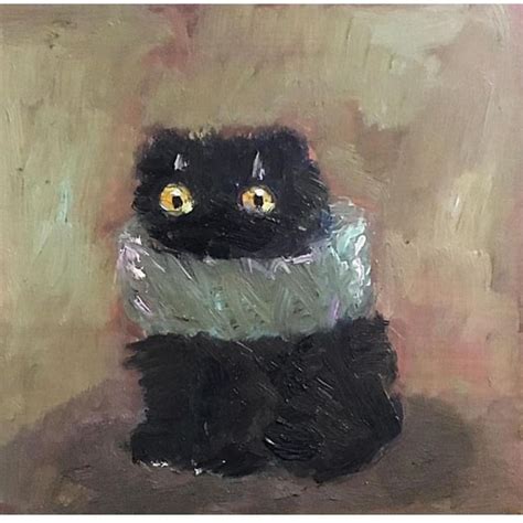 Pin By Tal On Vanessa Stockhard Black Cat Painting Cat Art Cat Painting
