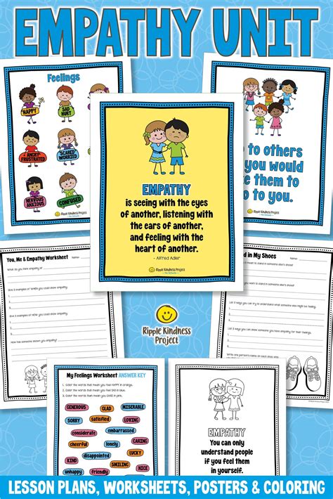 Empathy Lessons Worksheets Posters And Coloring Pages To Build Character