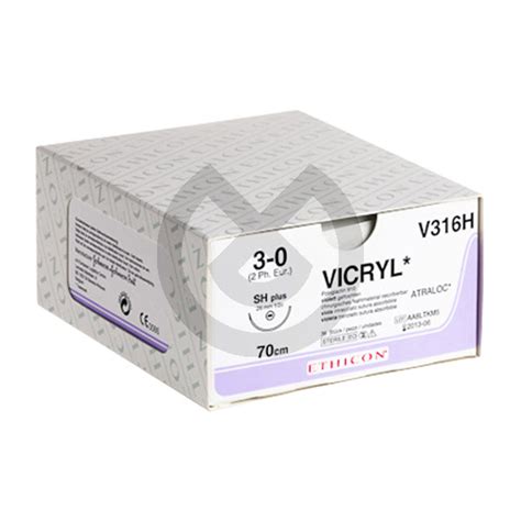 Sutura Vicryl V442h 30 Fs 1 38c 24mm 70cm Klinikare