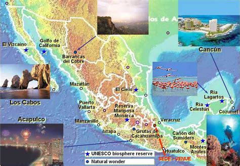 Mapa Turistica De Playas Mexico