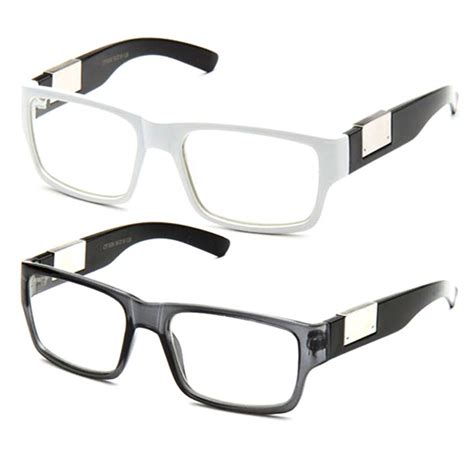 Newbee Fashion Casual Nerd Thick Clear Frames Fashion Glasses Rectangular Clear Lens Eye
