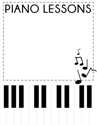 Create free music lessons flyer flyers, posters, social media graphics and videos in minutes. 3 Ways to Advertise Piano Lessons - wikiHow