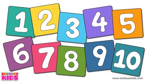Numbers Song I Learn To Count Numbers 1 To 1 Preschool Activities