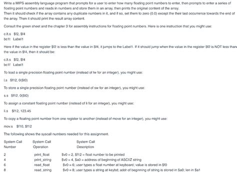 Write A Mips Assembly Language Program That Prompts Chegg Com