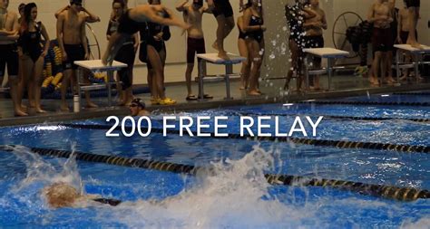 Video Mhs Swim Team Vs Watertown The Blue And Gold