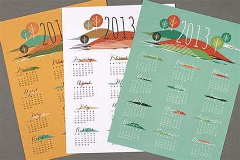 40 Creative Calendar Design Ideas For 2014 With Images Creative