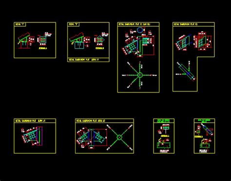 Gambar Konstruksi Baja Wf Dwg Serat