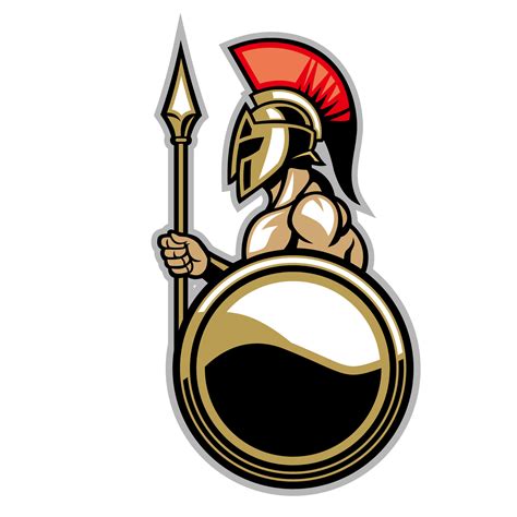 Download Warrior Emblem Army Symbol Roman Spartan Hq Png Image In