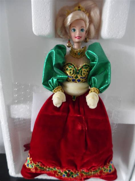Holiday Jewel Porcelain Barbie 1995 Etsy