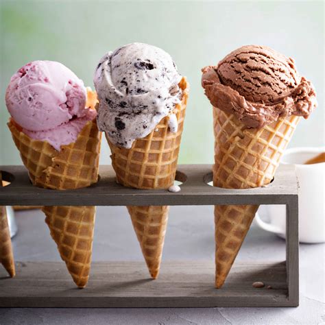 Ice Cream Cones Neapolitan Ice Cream Sundae Soft Serve Ice Cream Cone