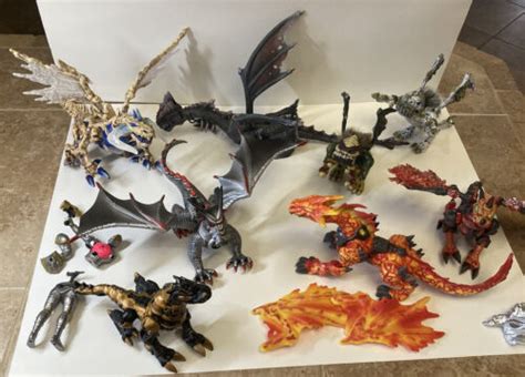 Mega Bloks Dragons Krystal Wars Dragon Figures Lot 1 Lights Up READ EBay