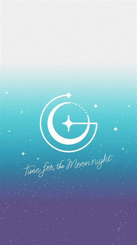 The Time For The Moon Night Logo Is Displayed On A Blue And Purple