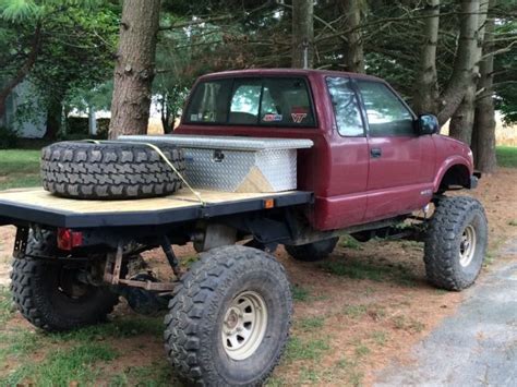 1994 Chevy S10 Straight Axle Crawler Flatbed Doubler Locked 37s