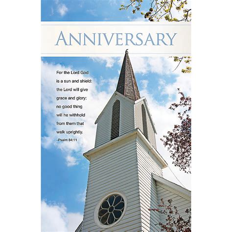 Church Anniversary Bulletin Pkg 100 Lifeway