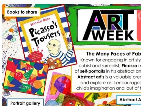 Big Art Week Picasso Portraits Teaching Resources