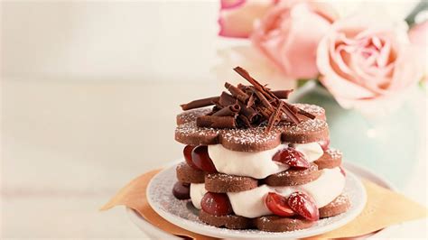 1920x1080 Food Sweetness Dessert Cream Chocolate Delicious Cake
