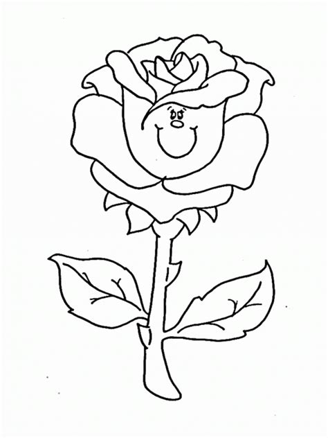 Simple flower coloring pages are a fun way for kids of all ages to develop creativity, focus, motor skills and color recognition. Free Printable Roses Coloring Pages For Kids