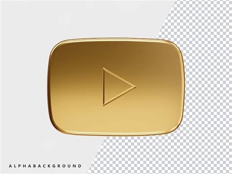 Youtube Gold Button Images Free Download On Freepik