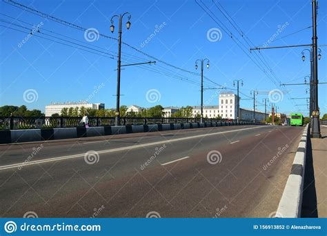 Vitebsk Belarus Kirov Bridge Across The Western Dvina River Editorial Photography Image Of