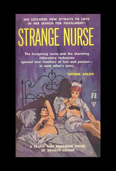 Strange Nurse Flat Card Mini Poster Vintage Lesbisch Pulp Art Etsy