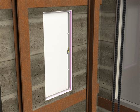 Quadra Lift Shaft Escape Door Concealed Riser Doorset Access