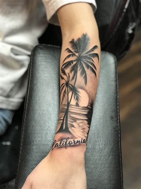 tropisches tattoo tattoo arm mann tree sleeve tattoo surf tattoo forarm tattoos cool