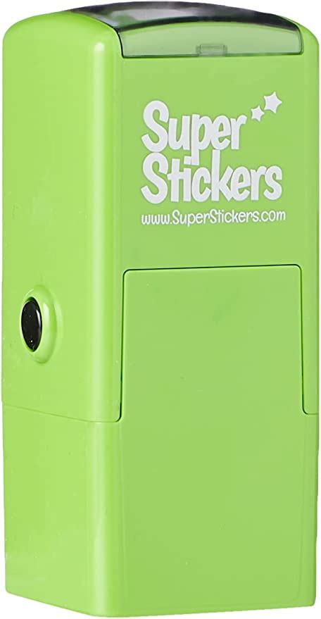 Stamper Solutions Smiley Star Pre Inked Stamper Green