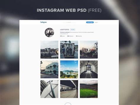 Free Instagram Web Profile Mockup To Download Free Psd Mockups