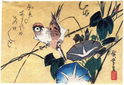 Ando Hiroshige Beautiful Bird And Flower Prints Japanese Art