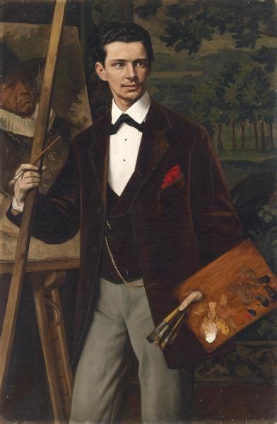 Eduard Von Gebhardt 1881 Eduard Von Gebhardt Portrait Of An Artist