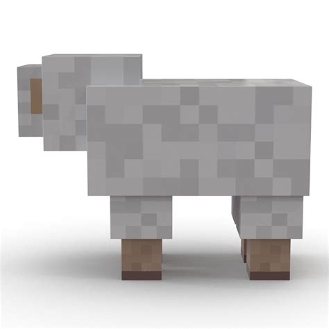 3d Minecraft Sheep Model