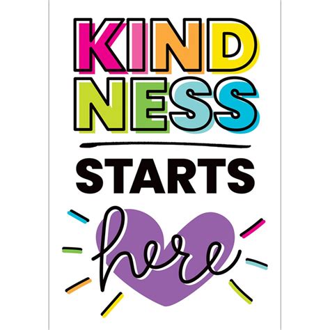 Kind Vibes Kindness Starts Here Poster Cd 106042 Carson Dellosa