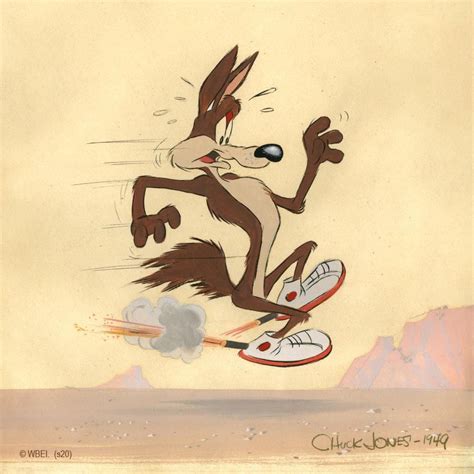 Wile Coyote Chuck Jones Gorgeous Fine Art Print Fast 1949 From Warner