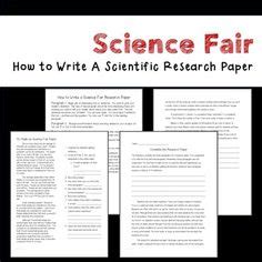 Be sure to check for grammatical errors and have your 3. Writing a Research Paper for Your Science Fair Project ...