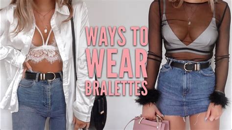 Ways To Wear Bralettes Fashion Influx Youtube