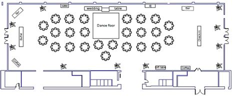 Wedding Reception Layout For 200 Guests