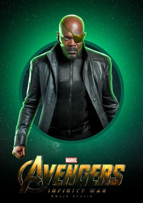 Avengers Infinity War Nick Fury Majd Khatib Posterspy