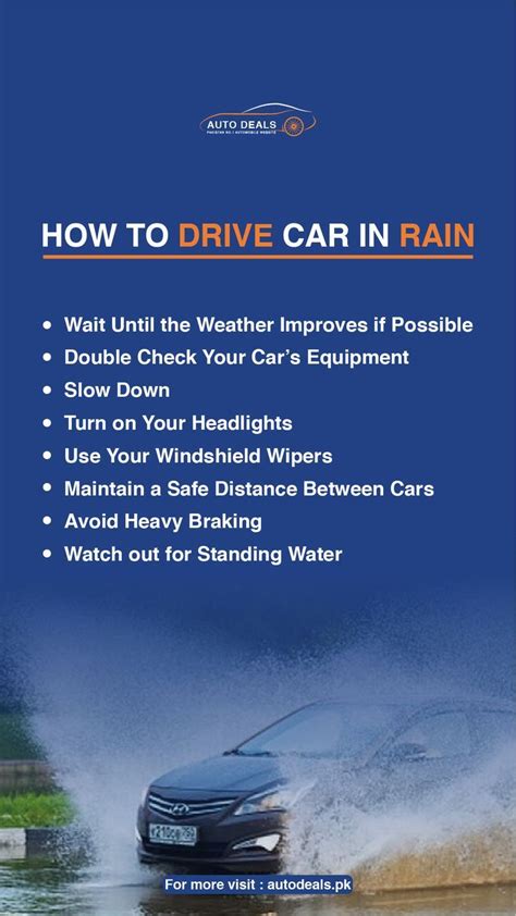 How To Drive Car In Rain Driving Tips Autodeals Drivingtips