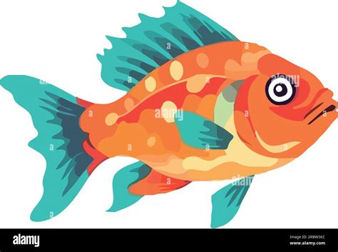 Colorful Fish Swimming Stock Vector Image And Art Alamy