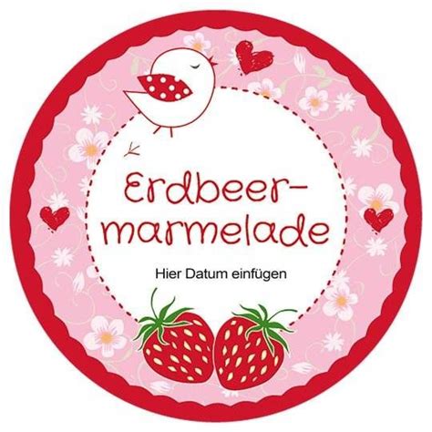 Lustige bilder von mädchen aus dem ganzen internet. Kostenlose Vorlage Erdbeermarmelade Marmelade geeignet für Thermomix Etiketten Designer ...
