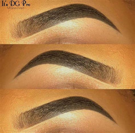 Makeup For Black Women Ombre Eyebrows Thick Eyebrow Shapes Arched