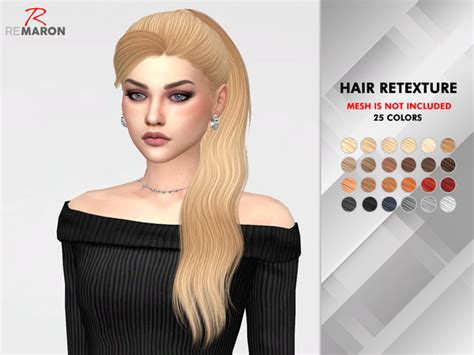 Gigi Hair Retexture By Remaron At Tsr Sims 4 Updates