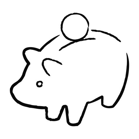 Saving Money Clipart Black And White Clip Art Library
