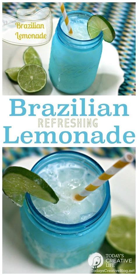 brazilian lemonade {refreshing and delicious} recipe brazilian lemonade refreshing drinks