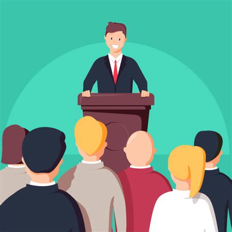 Man Giving Speech Illustrations Royalty Free Vector Graphics And Clip